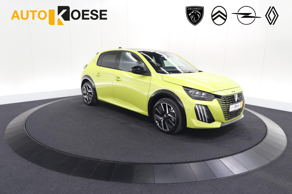 Peugeot 208 ev gt 51 kwh | 360 camera | adaptieve cruise control stop & go | alcantara pakket