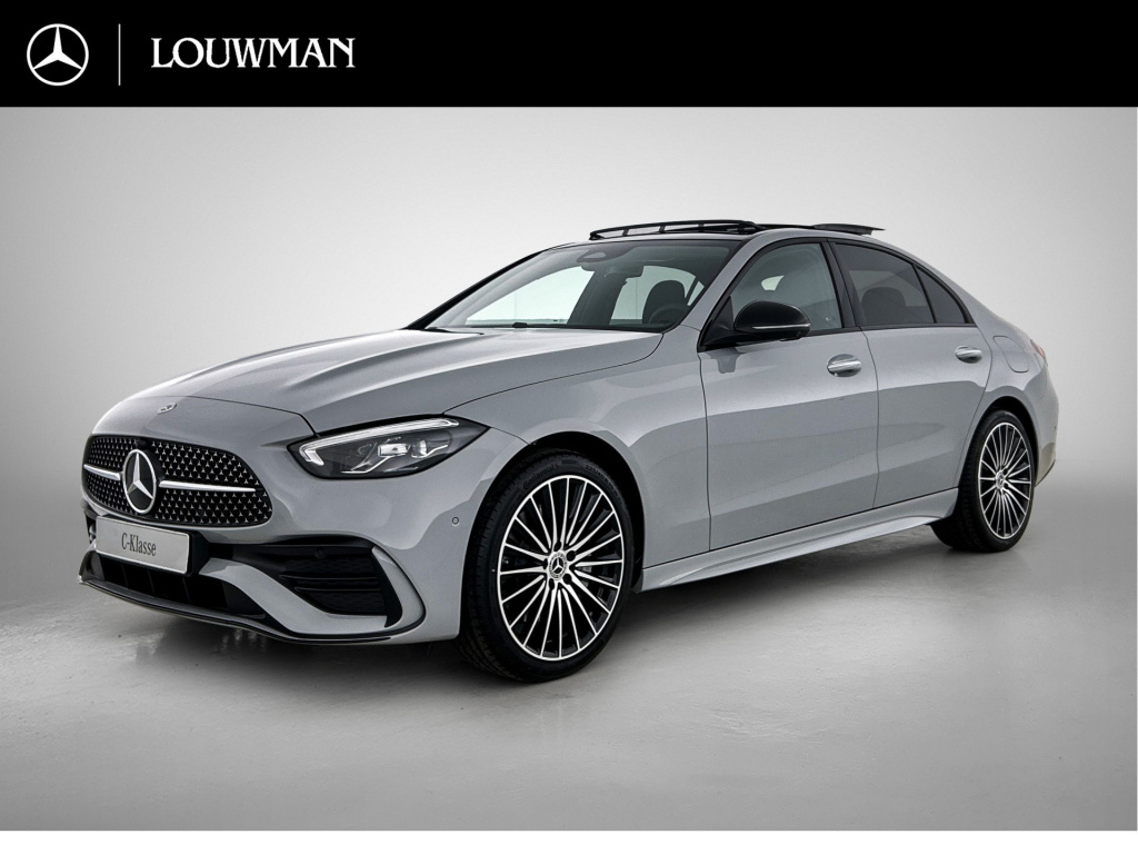 Mercedes-Benz C-Klasse 300 e 140 years edition |  comfortpakket plus | nightpakket | parkeerpakket met 360°-camera | trekhaak | panoramaschuifdak | middenconsole metaalstructuur | distronic | guard 360° plus | 19" multispaaks lichtmetalen amg-ve...