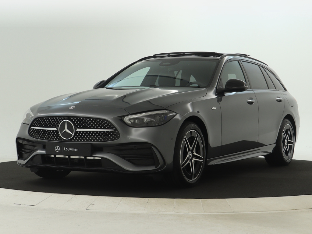 Mercedes-Benz C-Klasse estate 300 e business solution amg | premium plus | trekhaak | nightpakket | 360°-camera | 	head-up display | keyless go-comfortpakket | antidiefstalpakket guard 360° plus | memorypakket | burmester® 3d sound system |