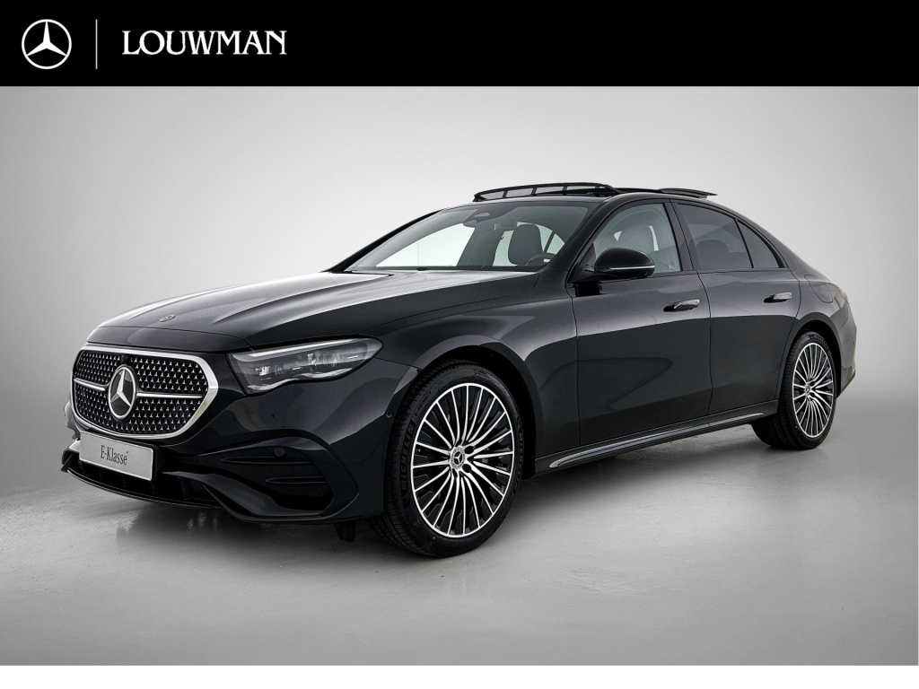 Mercedes-Benz E-Klasse 300 e business solution amg | premium pakket | winterpakket | nightpakket | leder pakket | usb–pakket plus | trekhaak | panoramaschuifdak | 360° camera | burmester® 4d surround sound | guard 360° | 20-inch multispaaks amg ...