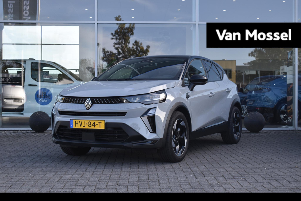 Renault Captur 1.8 e-tech full hybrid 160 techno | climate control | adaptive cruise control | trekhaak | stoel- en stuurverwarming | achteruitrijcamera | navigatie | apple carplay/ android auto |
