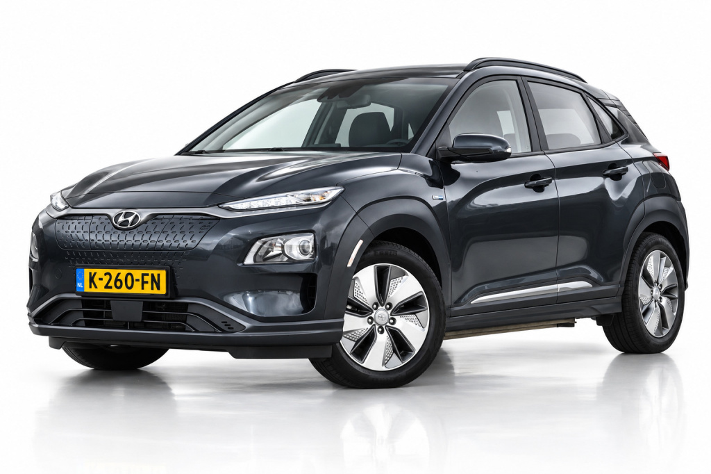 Hyundai Kona ev comfort 64 kwh soh 99% | nap | camera | apple carplay | android auto | adapt. cruise controle