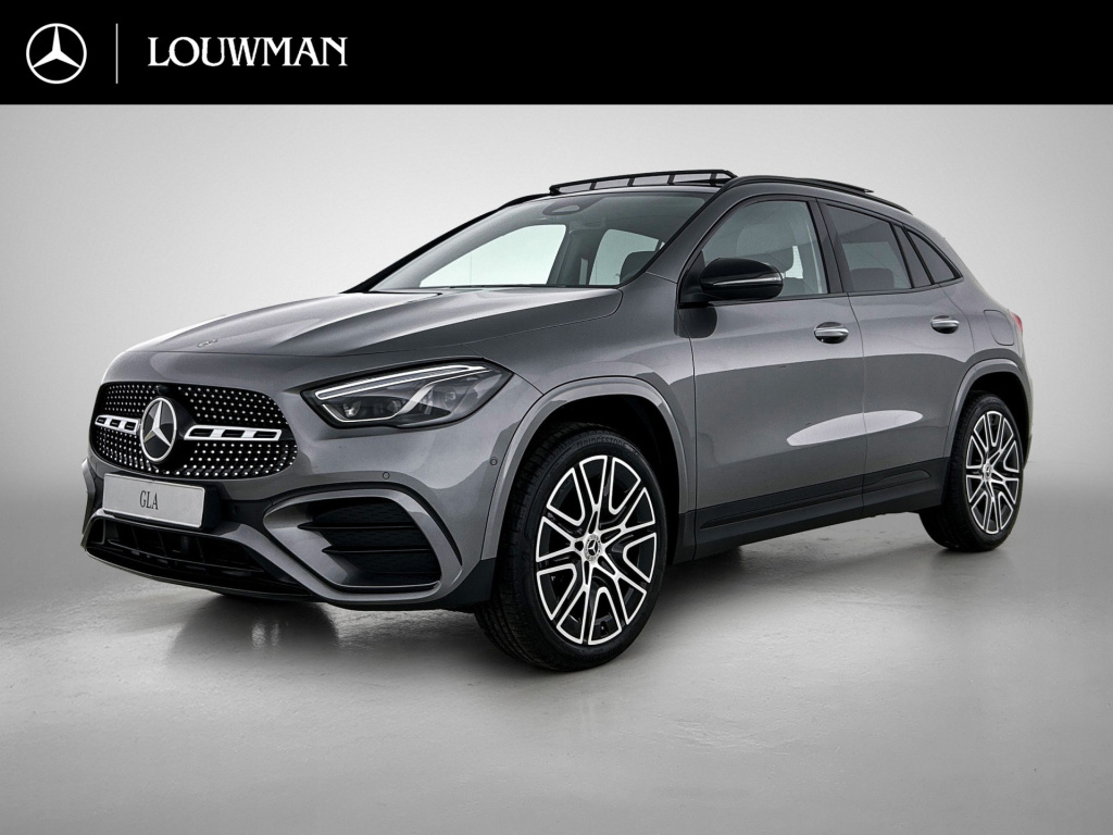 Mercedes-Benz Gla-klasse 250 e 140 year edition | plus pakket | nightpakket | parkeerpakket | panoramaschuifdak | 20” tien-dubbelspaaks amg velgen | warmtewerend, donkergetint glas |