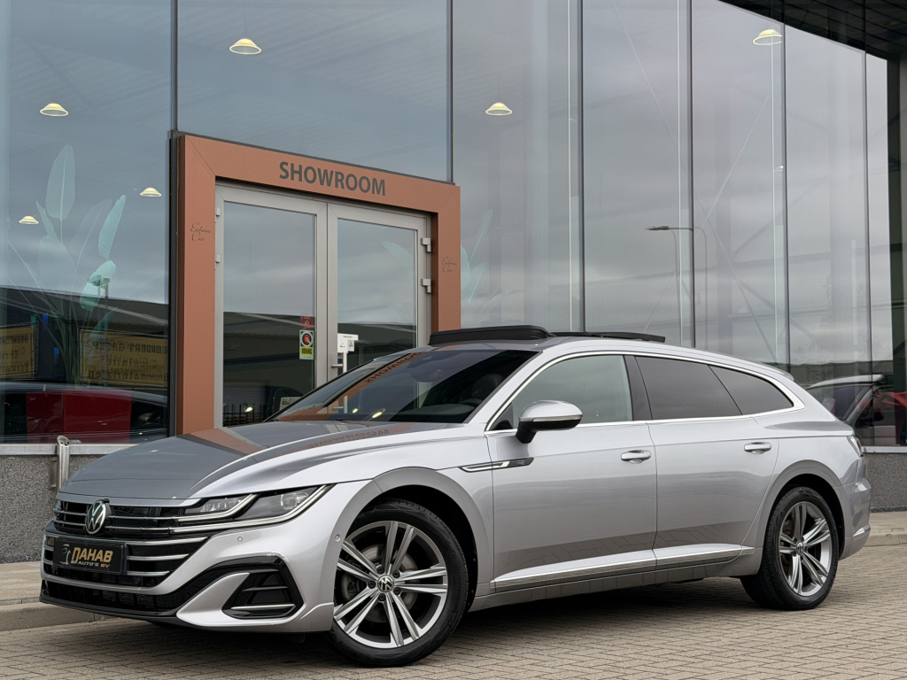 Volkswagen Arteon shooting brake 1.4 tsi ehybrid r-line business+ | acc | soh 92,5% | stoel/stuurverwarming | apple carplay | half elek. stoelen met massage | pano | sfeerverlichting | achteruitrijcamera |
