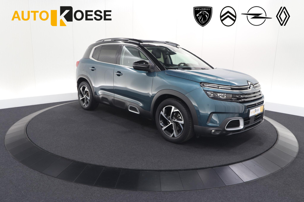 Citroen C5 Aircross 1.6 puretech 180 pk shine | bomvol | trekhaak | 360 camera | panodak | adaptieve cruise control | elektrische kofferklep