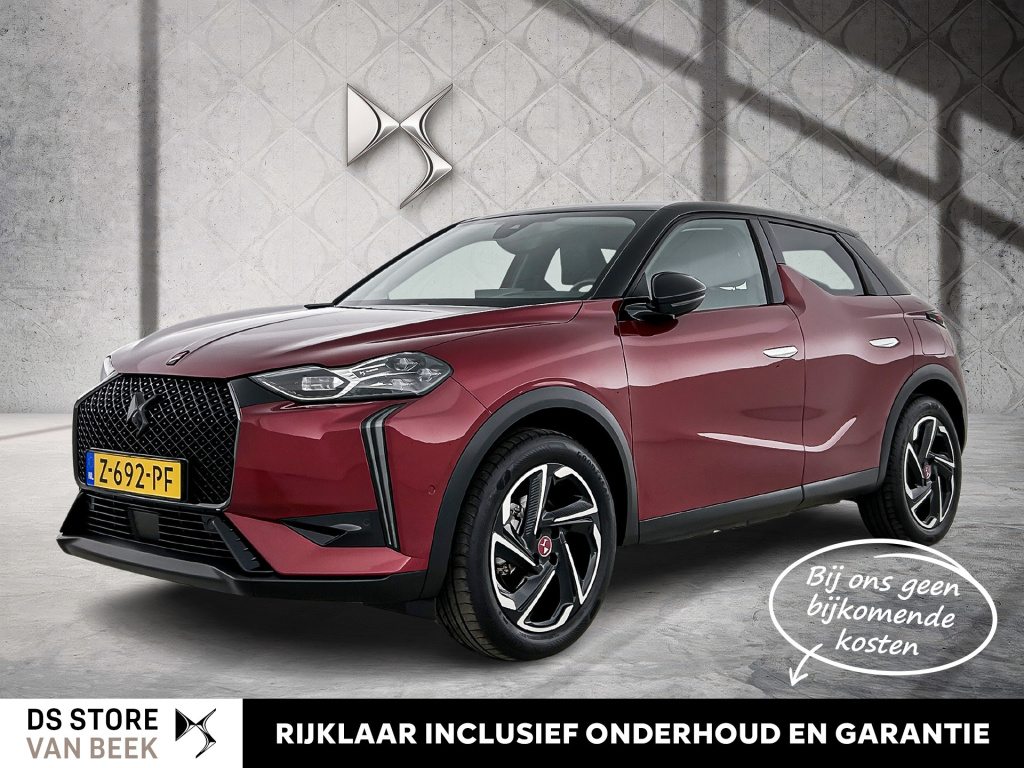 Ds Ds 3 e-tense performance line 54 kwh | rijklaar | leder | adaptive cruise | head-up display |