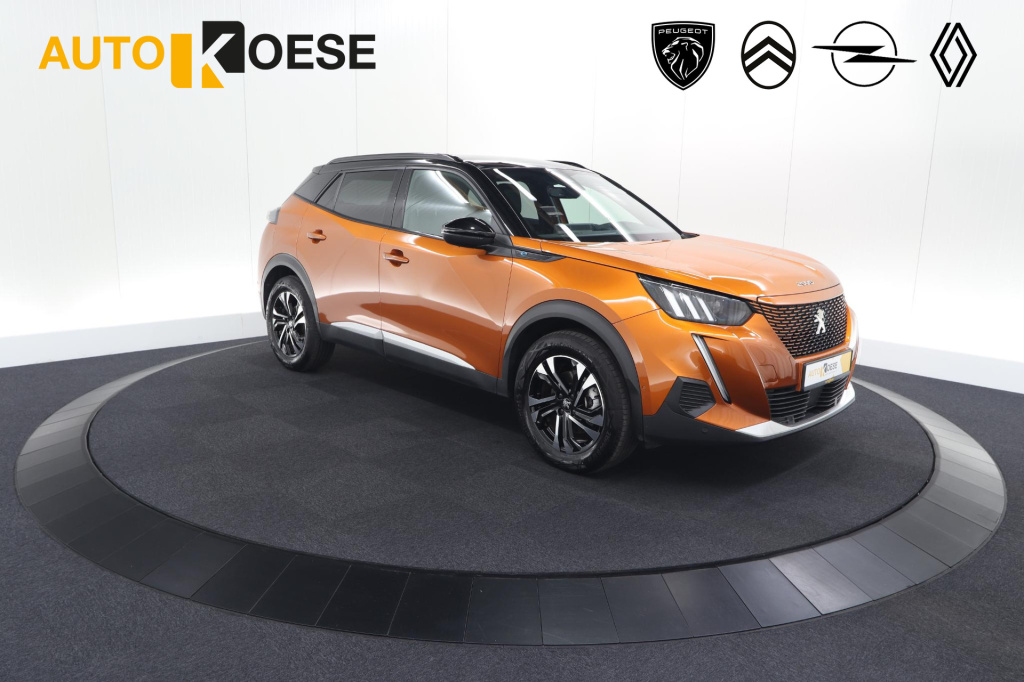 Peugeot E-2008 ev gt 50 kwh | 11 kw lader | 96,3% soh | adaptieve cruise control | dodehoekdetectie | stoelverwarming | navigatie