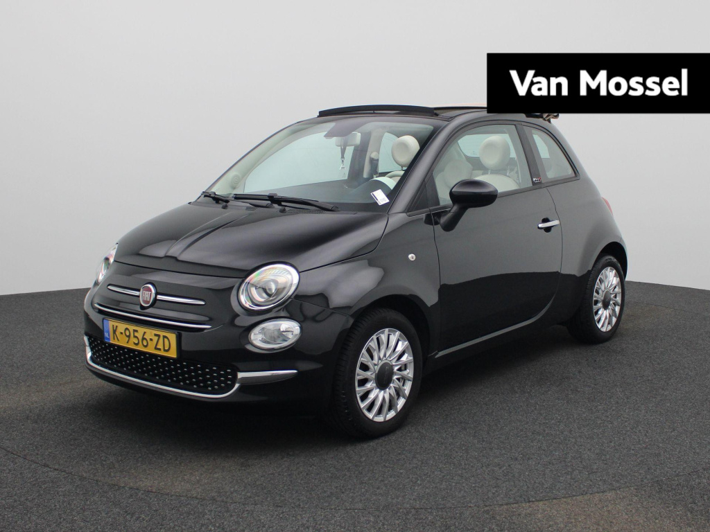 Fiat 500 C 1.0 hybrid lounge | cabrio | lmv | dab | bluetooth | climate control | cruise control | parkeer sensoren | lage km stand
