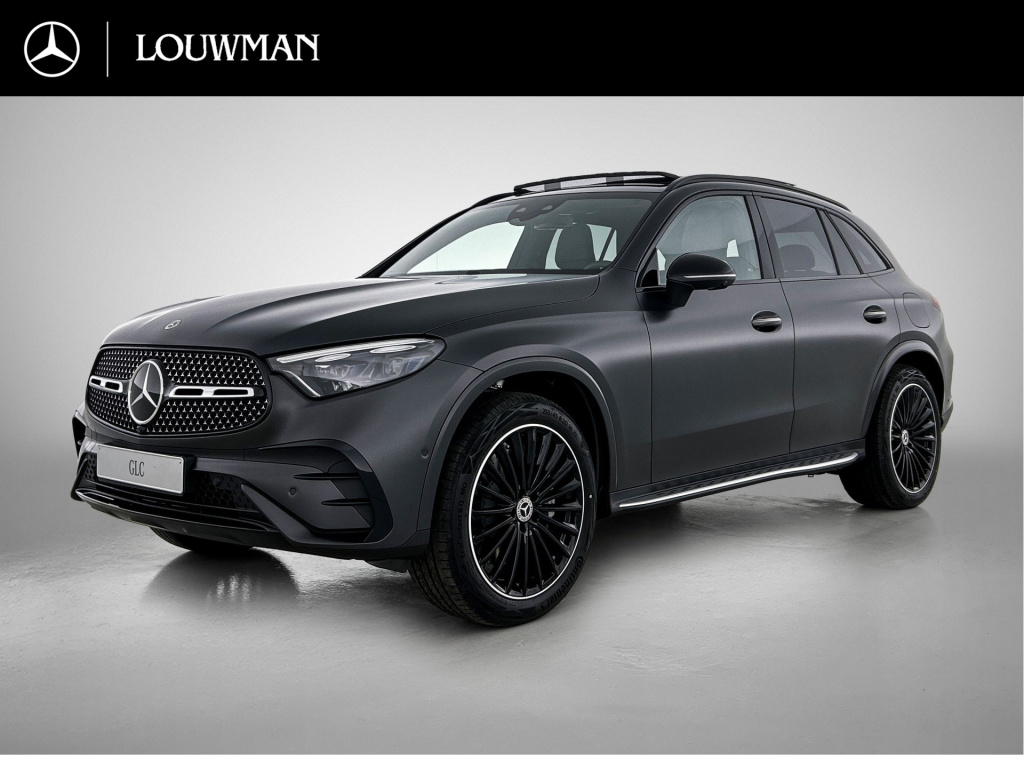 Mercedes-Benz Glc 400e 4matic business solution amg | premium plus | nightpakket | luchtvering | techniekpakket | rijassistentiepakket plus | treeplanken | trekhaak |