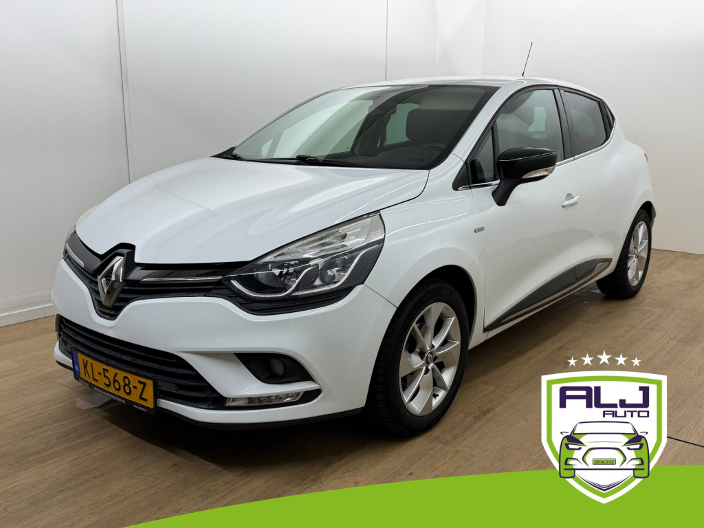 Renault Clio occasion 0.9 tce limited | wit | tweedehands renault clio | cruisecontrol | airco | bluetooth audio