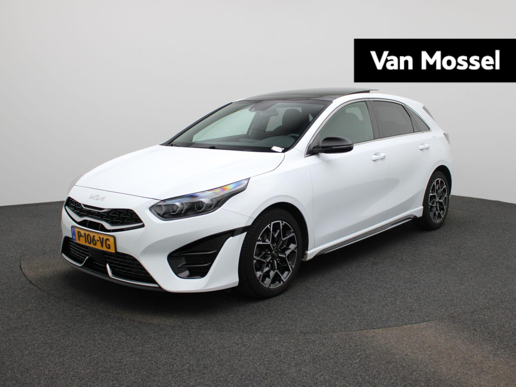 Kia Cee'd 1.5 t-gdi gt-line | panoramadak | navigatie | half leder | apple carplay / android auto | climate control | camera | elec. achterklep | stoel- stuurverwarming | dab | cruise control | lmv |