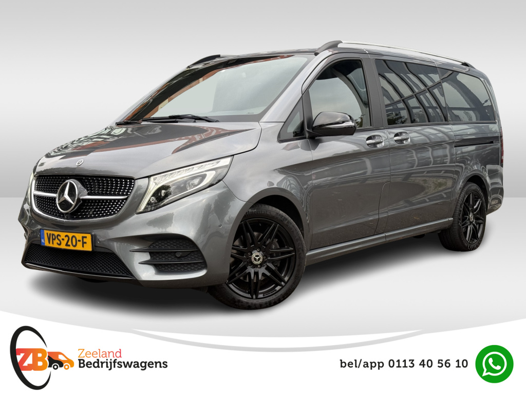 Mercedes-Benz V-Klasse 220d lang dc avantgarde edition amg | facelift | trekhaak afn. | leder | 360 cam. | burmester