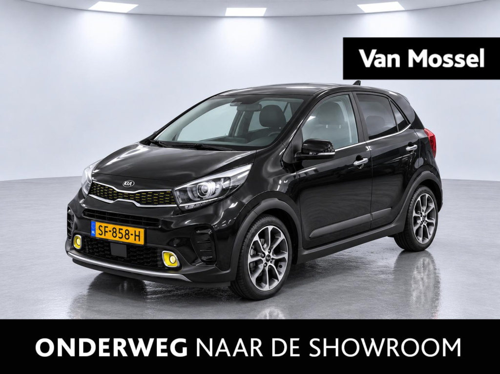 Kia Picanto 1.0 t-gdi x-line | verwacht | apple carplay / android auto | achteruitrijcamera | stoelverwarming | leder | draadloze lader | parkeersensoren | climate control | lichtmetalen velgen |